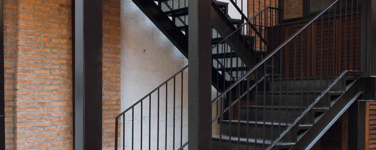 External metal staircase london metal fire escape staircase