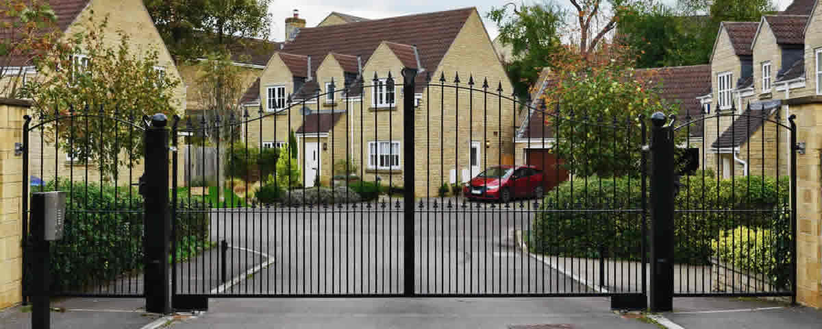 Gated community security gates